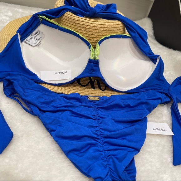NWOT Beach bunny bikini push up M top L bottoms - Picture 7 of 16